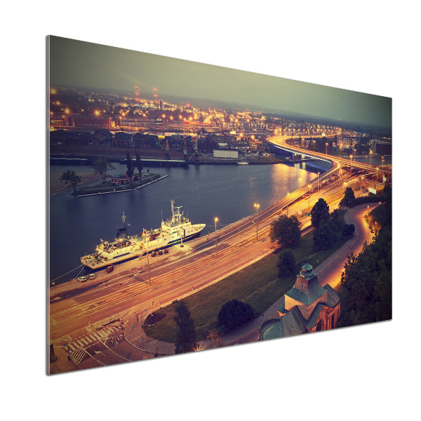 Platte für Küchenrückwand Stettin, Polen