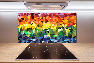 Platte für Küchenrückwand Geometrischer Hintergrund