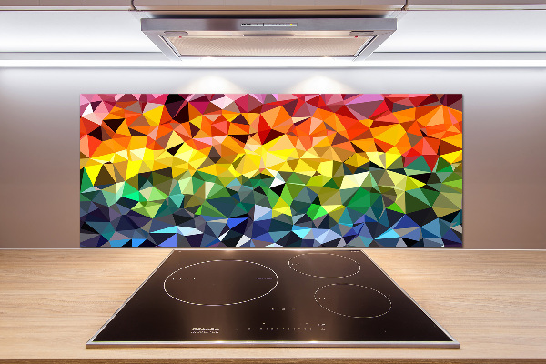 Platte für Küchenrückwand Geometrischer Hintergrund