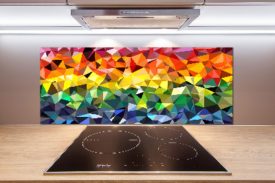 Platte für Küchenrückwand Geometrischer Hintergrund