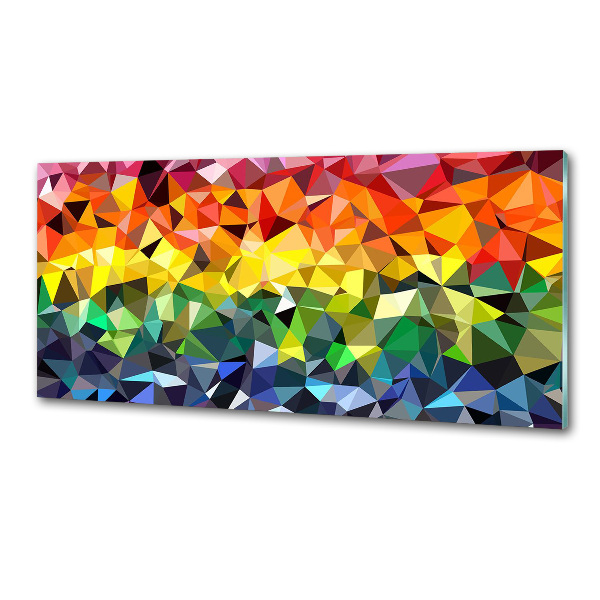 Platte für Küchenrückwand Geometrischer Hintergrund