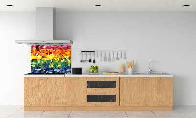 Platte für Küchenrückwand Geometrischer Hintergrund