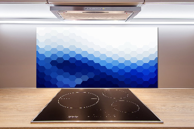 Glasrückwand für die küche Würfelhintergrund