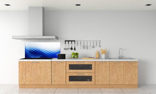 Glasrückwand für die küche Würfelhintergrund