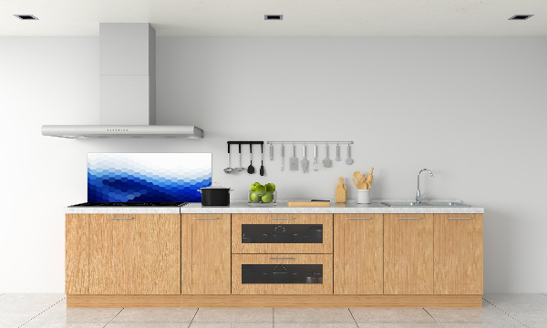 Glasrückwand für die küche Würfelhintergrund