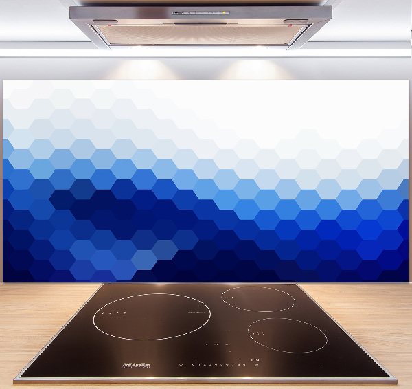 Glasrückwand für die küche Würfelhintergrund