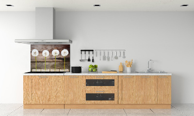 Küchen wandpaneel Löwenzahn