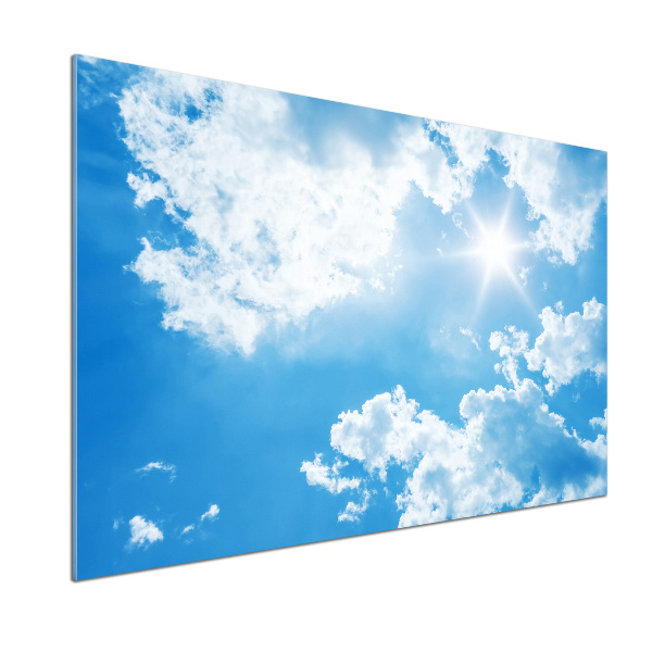 Küchen wandpaneel Wolken am Himmel