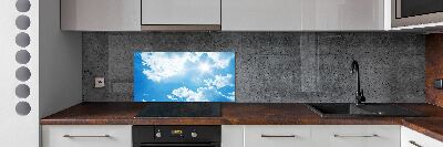 Küchen wandpaneel Wolken am Himmel