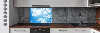 Küchen wandpaneel Wolken am Himmel