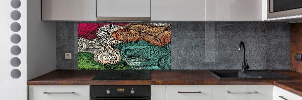 Küchen wandpaneel Abstrakte Federn