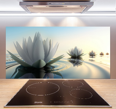Platte für Küchenrückwand Lotosblume