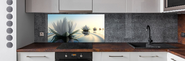 Platte für Küchenrückwand Lotosblume