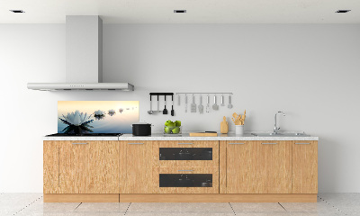 Küchen wandpaneel Lotusblumen