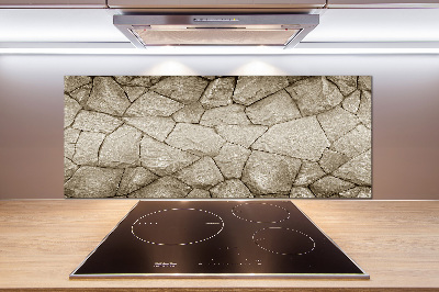 Küchen wandpaneel Steinmauer