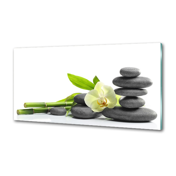 Platte für Küchenrückwand Orchidee