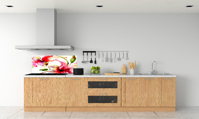 Küchen wandpaneel Lilie