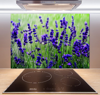 Küchen wandpaneel Lavendel