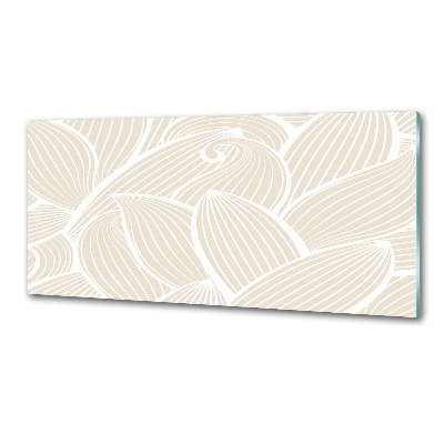 Platte für Küchenrückwand Blättermuster