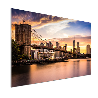 Platte für Küchenrückwand Brooklyn Bridge