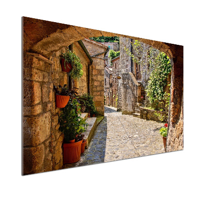 Platte für Küchenrückwand Eine charmante Straße