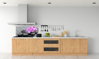 Platte für Küchenrückwand Orchideensteine