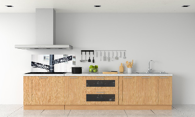 Küchen wandpaneel Wall Street-Schild