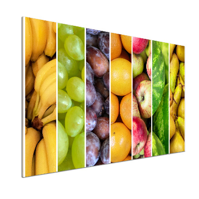 Glasrückwand für die küche Obst