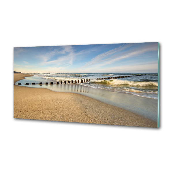 Platte für Küchenrückwand Strand an der Ostsee