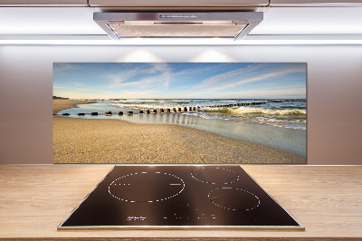 Platte für Küchenrückwand Strand an der Ostsee