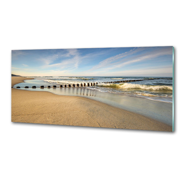 Platte für Küchenrückwand Strand an der Ostsee