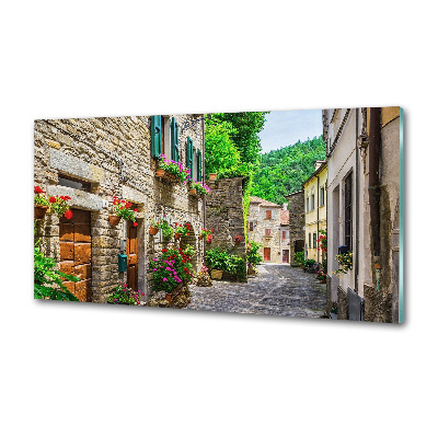 Glasrückwand für die küche Eine charmante Straße