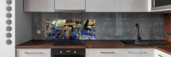 Küchen wandpaneel Antiquitäten