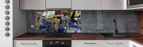 Küchen wandpaneel Antiquitäten