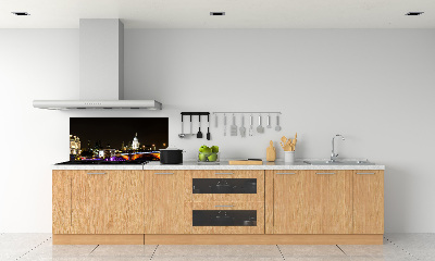 Platte für Küchenrückwand Die Brücke bei Nacht