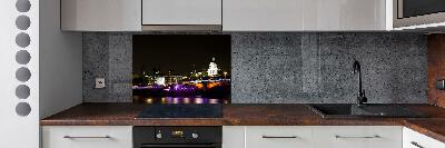 Platte für Küchenrückwand Die Brücke bei Nacht