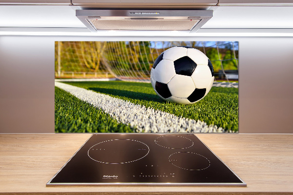 Küchen wandpaneel Der Ball ist im Tor