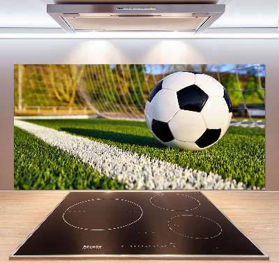 Küchen wandpaneel Der Ball ist im Tor