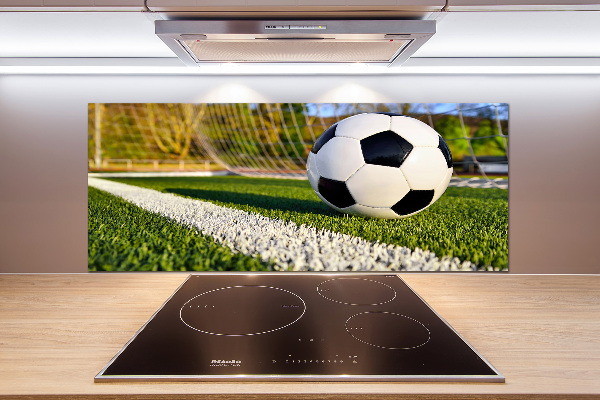 Küchen wandpaneel Der Ball ist im Tor