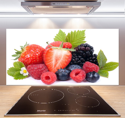 Küchen wandpaneel Waldfrüchte