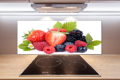 Küchen wandpaneel Waldfrüchte