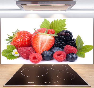 Küchen wandpaneel Waldfrüchte