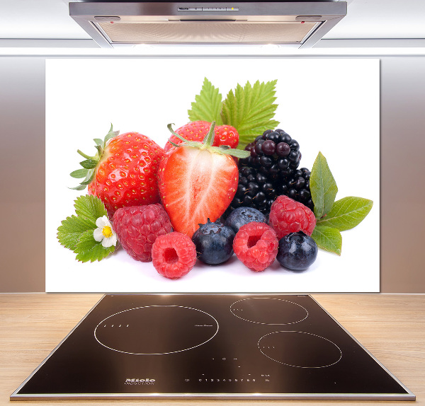 Küchen wandpaneel Waldfrüchte