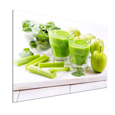 Glasrückwand für die küche Grüner Cocktail