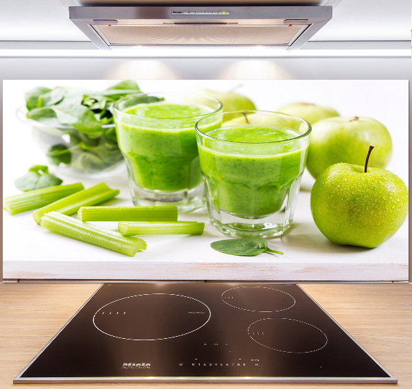 Glasrückwand für die küche Grüner Cocktail