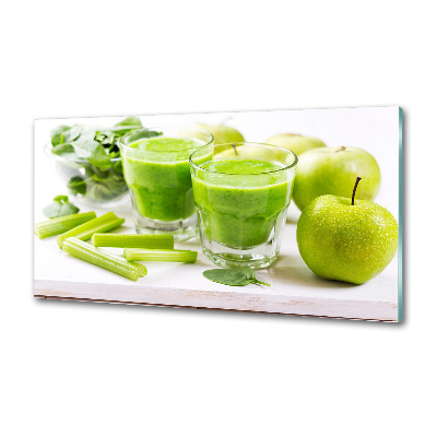 Glasrückwand für die küche Grüner Cocktail