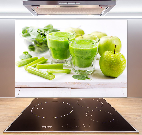 Glasrückwand für die küche Grüner Cocktail