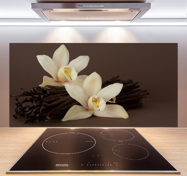 Glasrückwand für die küche Vanilleschoten