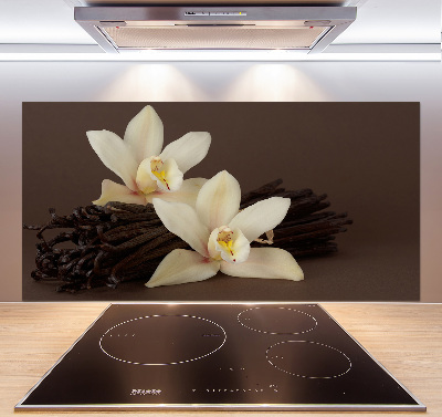 Glasrückwand für die küche Vanilleschoten