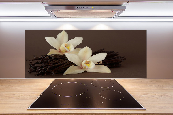 Glasrückwand für die küche Vanilleschoten